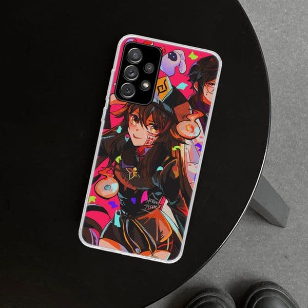 Genshin Impact Hutao Phone Case Cover For Samsung Galaxy A51 A71 A50 A70 A40 A30S A20E A10 A41 A31 A21S A11 A01 A6 A7 A8 A9