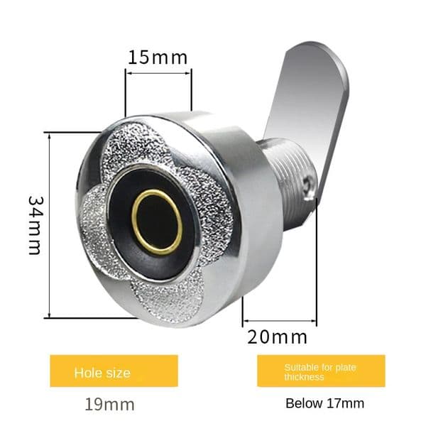 Smart Fingerprint Lock Drawer Lock Metal Furniture Cabinet Lock New USB Charging Biometric Fingerprint Lock