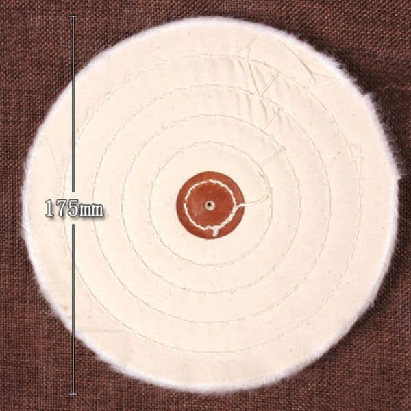 2-8 Inch Cotton Lint Cloth Buffing Wheel Grinder For Gold Silver Jewelry Mirror Polishing Flannelette Tools 1pc Polishing Wheel