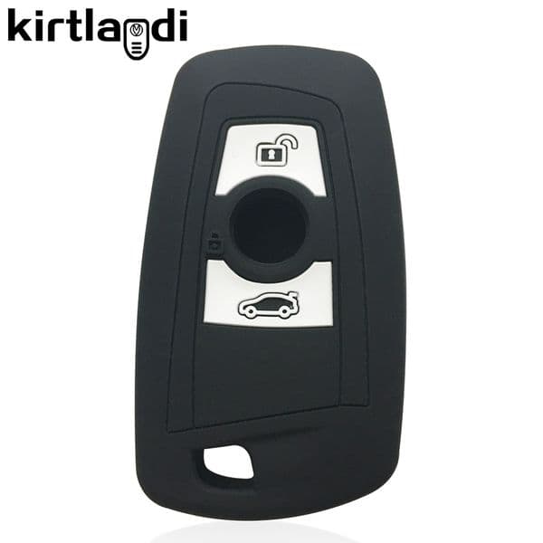Silicone Key Holder Case for BMW X3 F25 for BMW F10 F30 F20 F80 Serie 1 3 5 7 X4 F26 CAS4 Remote Key Cover Car Keychain Shell