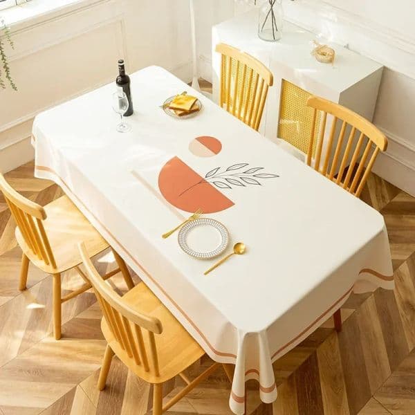 Crochet Table Runner Nappes Ronde Mariage Mantel Ajustable Redondo B83F01