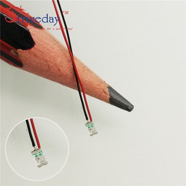 10/50/100pcs 9 colors can be selected 8V- 12V 0603 Pre-soldered micro litz SMD LED led wired leads 20cm