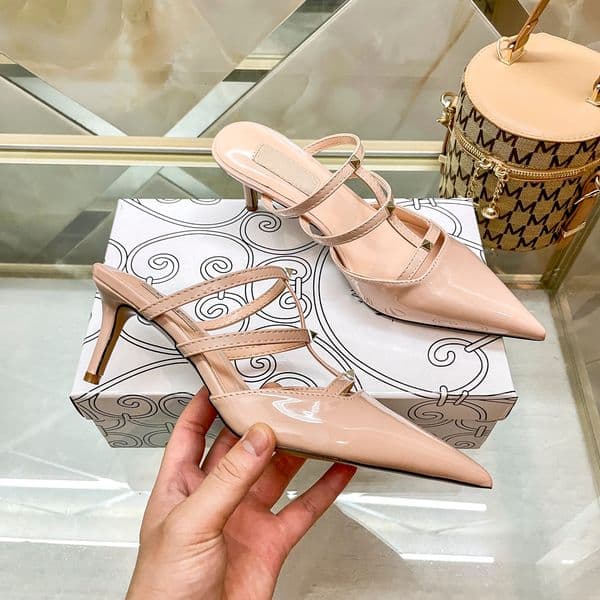 2026 Designer Dress Women Formal Shoes With Box High Heels Sandals 6 8Cm Opyum Pumps Stiletto ladies leather high heel Brand Leather Suede Open Toes Party Wed