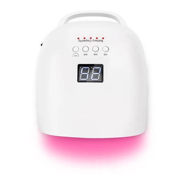Portable handheld UV Led Nail Light 86W Rechargeable Cordless Polish Nail Dryer Led UV Lamp with Li-ion Battery 240625