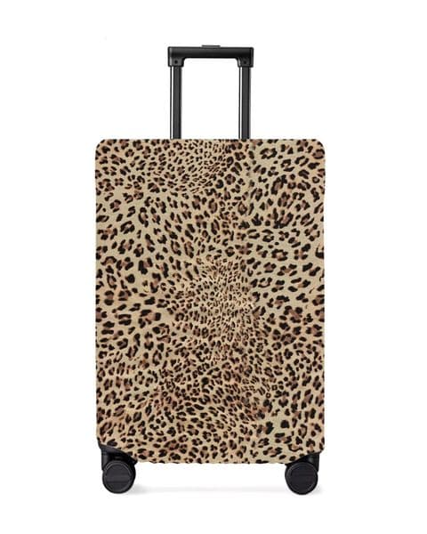 2026 Leopard Texture Luggage Elastic Baggage Suitable For 18-32 Inch Suitcase Case Dust Cover Travel Accessories