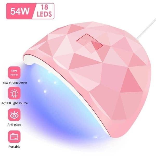Multifunctional Led Lamp For Nails Lamp Uv Led Cabin Uv Led Nail Gel Dryer Professional Material Nails Accesories Tools 240626