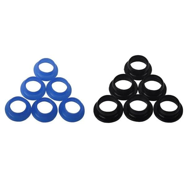 RcAidong 6Pcs Nitro Engine .21 - .28 + Parts Rear Exhaust Manifold Gasket for 1/8 1/10 Scale HSP HPI Kyosho RC Car Part
