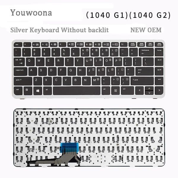 New ORIGINAL Laptop Keyboard For HP ELIteBook FOLIO 1000 1040 G1/G2 1040 G3