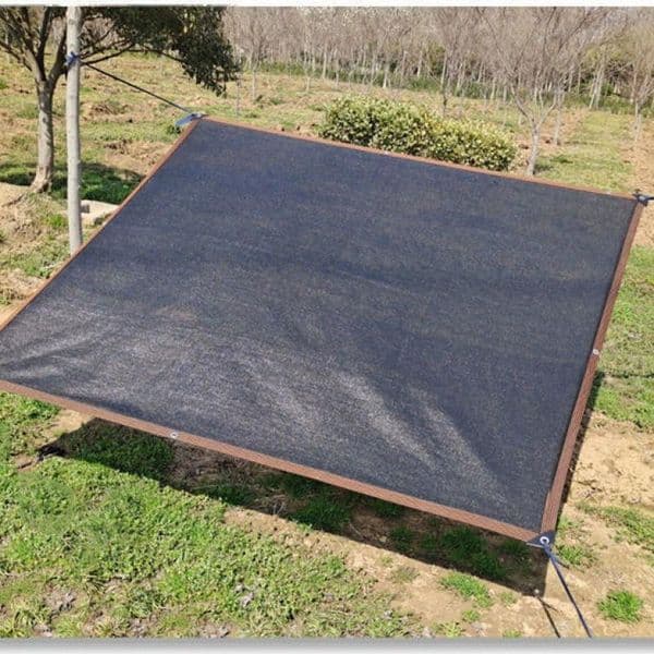 1x2M Black Sunshade Net Anti-ultraviolet Awning Plant Cover Net for Outdoor Garden Courtyard Swimming Pool Balcony Shade Cloth