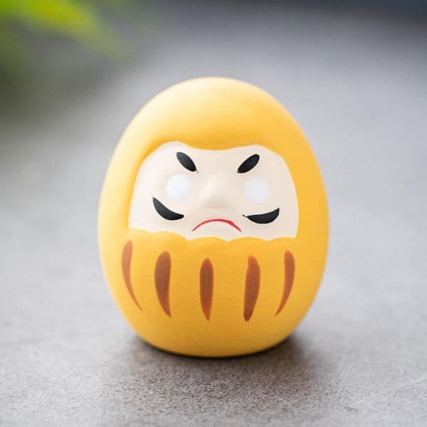 Japanese Ceramic Daruma Doll Crafts Charm Lucky Fortune Miniature Decor Daruma Japanese Traditional Style Home Ornament Dol A2X9