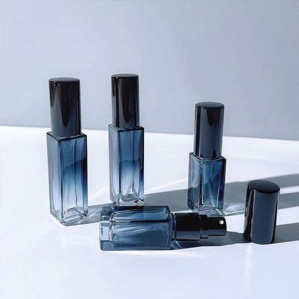 10pcs/pack 5ml 10ml Glass Perfume Bottle Empty Spray Bottle Cosmetic Containers Atomizer Liquid Vials For Traveling