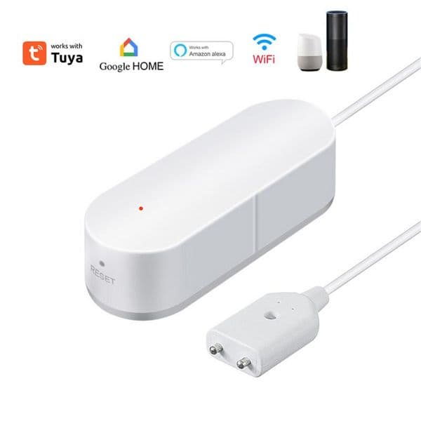 1~8PCS WiFi Water Level Sensor Tuya Leakage Alarm Flood Leak Detector Smart Home Life APP Water Alert Overflow Alarm Security