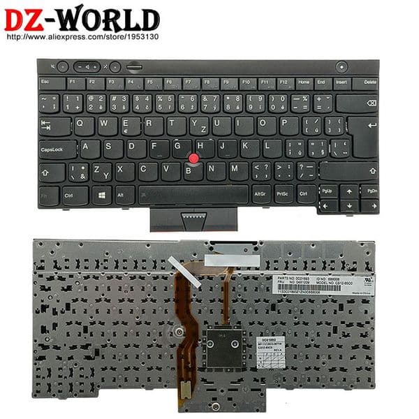 CZ Czech SI Slovenian SK Slovakian Keyboard for Lenovo Thinkpad L430 L530 T430 S T530 W530 X230 i Laptop 04X1209 04X1301 04X1302
