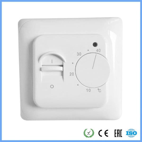 Electric Floor Heating Room Thermostat Manual Floor Heating Cable Thermostat 220V 16A Temperature Controller Meter With Sensor