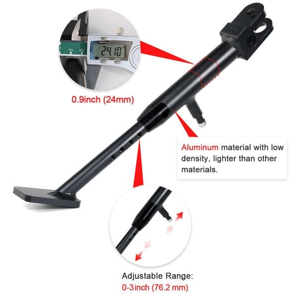 Motorcycle For BMW M1000RR 2021-2024 S1000RR 2018-2024 S1000 RR Parking Rack Support Foot Adjustable Kickstand Sidestand Holder