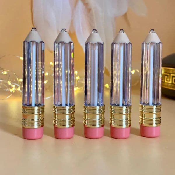 1pcs 5ml Empty Lip Gloss Tube Container Clear Lip Balm Tubes Pencil Shape Lipstick Refillable Bottles Lipgloss Packing Bottles