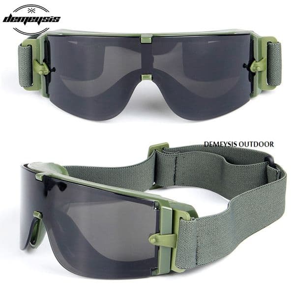 X800 Military Goggles 3 Lenses Tactical Sunglasses Paintball Airsoft Hunting Combat Tactical Hiking Glasses