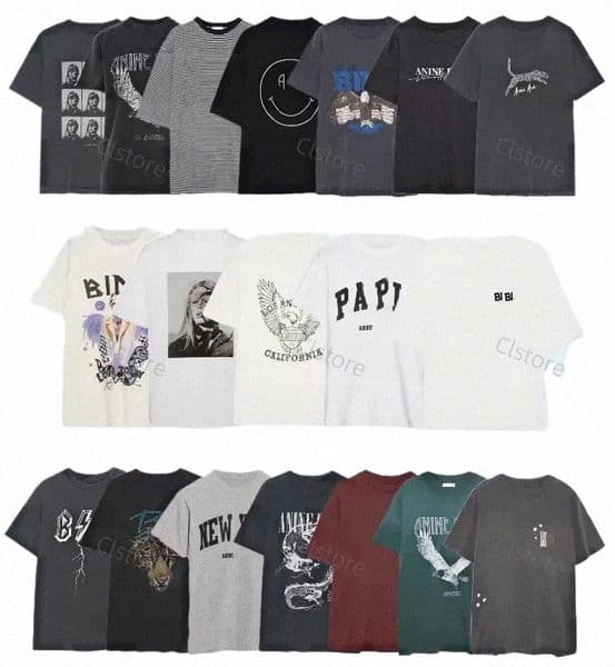 designer AB Womens bing tshirt top Animal t shirt women Female Cott Tees Tops Short Sleeved loose cott Ladies loose Retro Wing sweatshirt Y2mk#