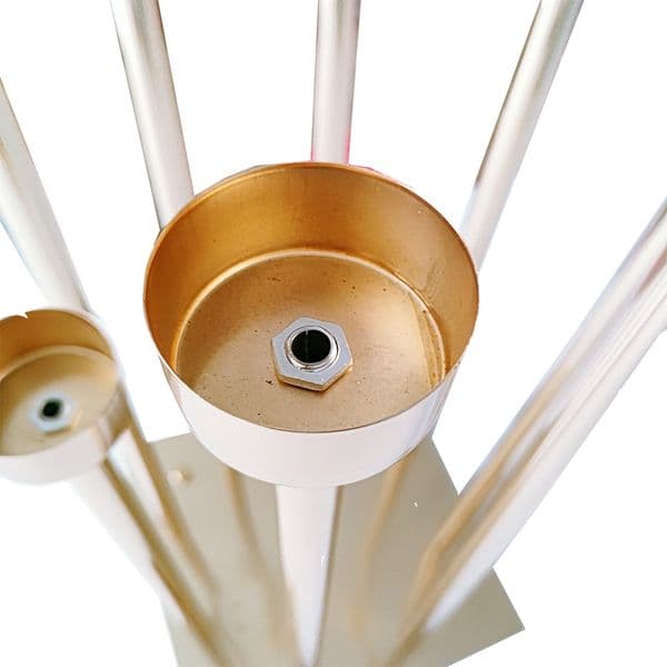 6Pcs/lot Tall Gold Candle Holders Centerpiece Floor Candelabra for Wedding Decor Table Christmas Decorations Centerpiece
