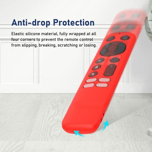 For Oneplus TV Q2 Pro Remote Control Cover Portable Anti-Fall Dust-Proof Silicone All-Pack Cover