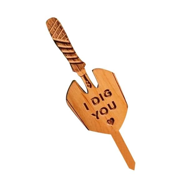 Handmade Encouraging Plant Pick Wooden Plant Labels Garden Markers Seeding