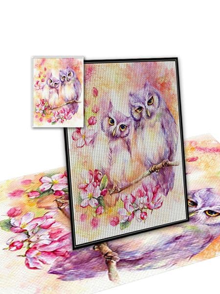 Cute Owl Personality DIY Full Drill Diamond Decorative Painting