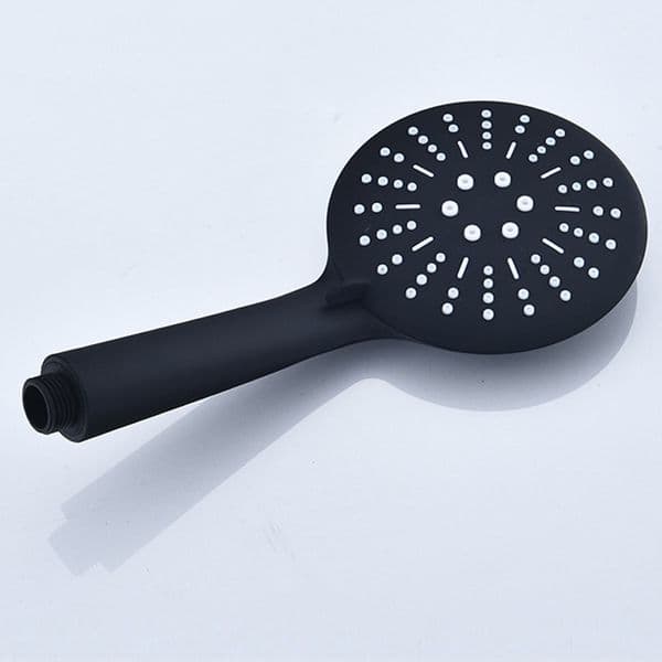 Matte Balck High Quality ABS Hand Holder Shower Bath Shower Hand Replace Bathroom Fittings Shower Accessories