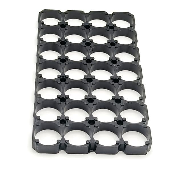 2Pcs V0 Fire Resistane 4x7 Cell Center Distance 19mm 18650 Overall Battery Holder