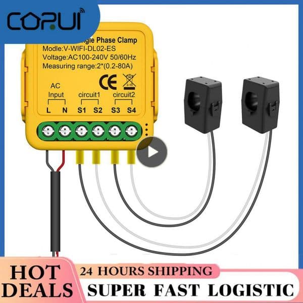 Power Monitoring Smart Control Innovative Tuyasmartlife80a Real-time Monitoring Energy Saving Wifi Switch Electricity Saving