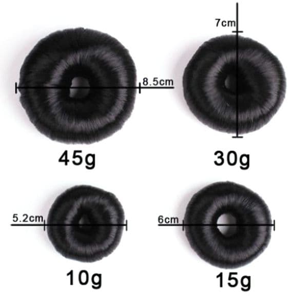 Magic Elegant Black Brown Hair Wig Hair Accessories Hair Ring Hair Styling Tools Bun Maker Hair Donut Shaper