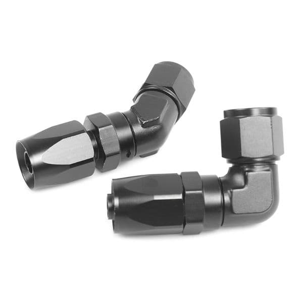 Universal AN4/AN6/AN8/AN10/AN12 Straight 45° Oil Cooling Connector Oil Swivel-Hose End Fitting Oil Hose End Adaptor