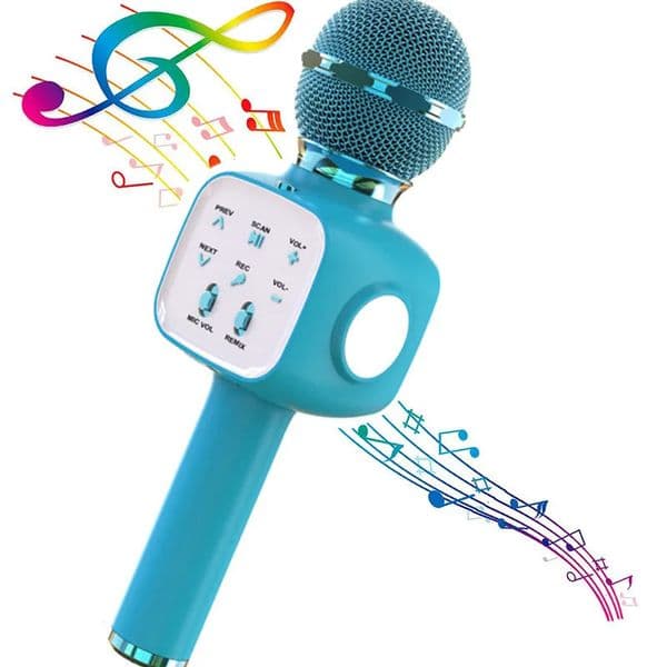 Karaoke microphone Bluetooth wireless professional portable singing machine noise reduction home KTV party adult/child gifts 240617