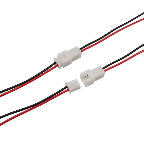 JST XH 2.54mm Pitch 2 Pin Male Female Jack Wire Cable Connector XH2.54 Plug Socket Terminal Electronic Wires 20CM 26AWG