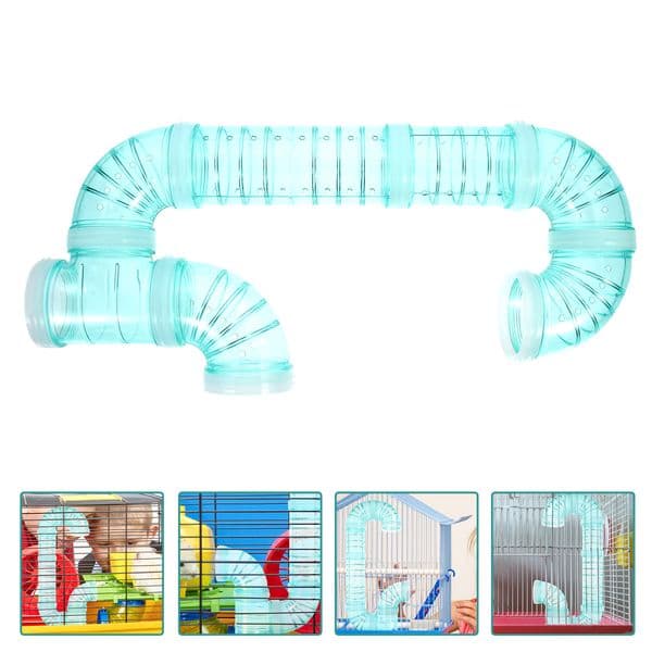 Hamster Cage Tunnel, 1 Set DIY Hamster Tubes and Tunnels DIY Tunnel Excercise Hamster Tube Cage Tunnel