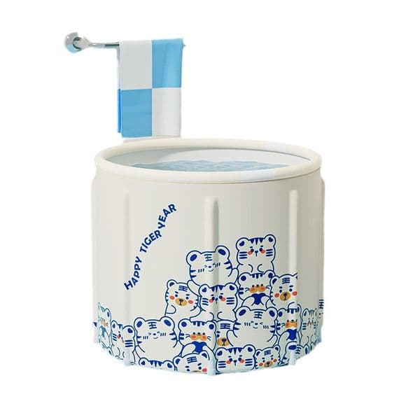 Little Tiger Baby Bathing Bucket Foldable Bathing Bucket Household Full body Bathing Bucket Bathing Basin