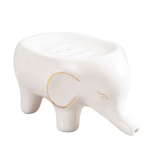 Practical Travel Soap Container Unique Elephant Soap Holder Soap Box Soap Drying Rack Keep Soap Cleanings & Dry