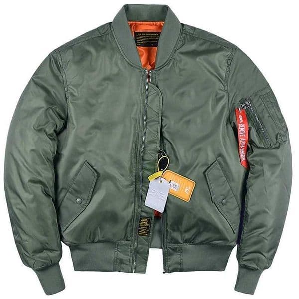 Men's Jackets New Alpha Martin Winter Autumn MA1 Bomber Jacket Mens Thick Military Tactical Paddle Coat Pilot Baseball Jacket J241105