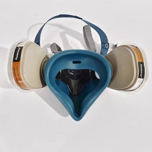 Spray Paint Protective Mask Paintway Mask 6102 Gas Mask Respirator With Filter Fit Painting Spraying Dust Proof Car Paint Job
