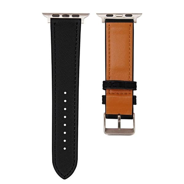 Luxury Designer WatchBands Compatible with Apple Watch Band 46mm 49mm 45mm 44mm 42mm 40mm 38mm Soft Leather Replacement Band Strap WatchBand for iWatch Series 10 9 8 7