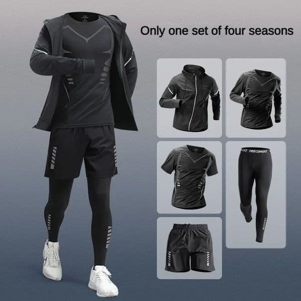 Mens ice fiber quick drying running and fitness completeset track field suit suitable for marathons training cycling jogging gym sports pants 240925