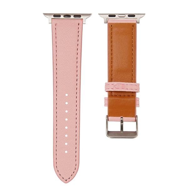 Fashion Designer for Apple Watch Band Straps 49mm 46mm 45mm 41mm 40mm 38mm Luxury Beige Plaid Elements Leather Bands with Classic Firmly Buckle iWatch Series 10 9 8 7 6 5