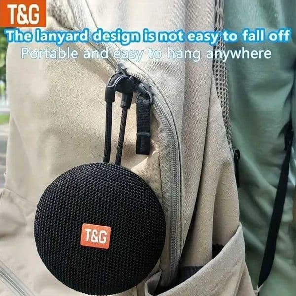 Waterproof outdoor portable BT speaker supports free calling/TF card/USB Christmas party gift stereo sound track TWS M241004