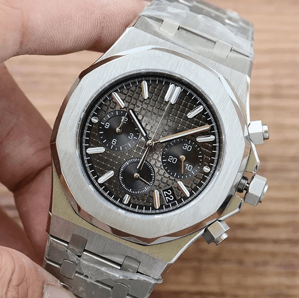 Men's Watch Designer Watch VK Quartz Chronograph Movement 42mm Size 316 Steel folding buckle Sapphire mirror luxury watch