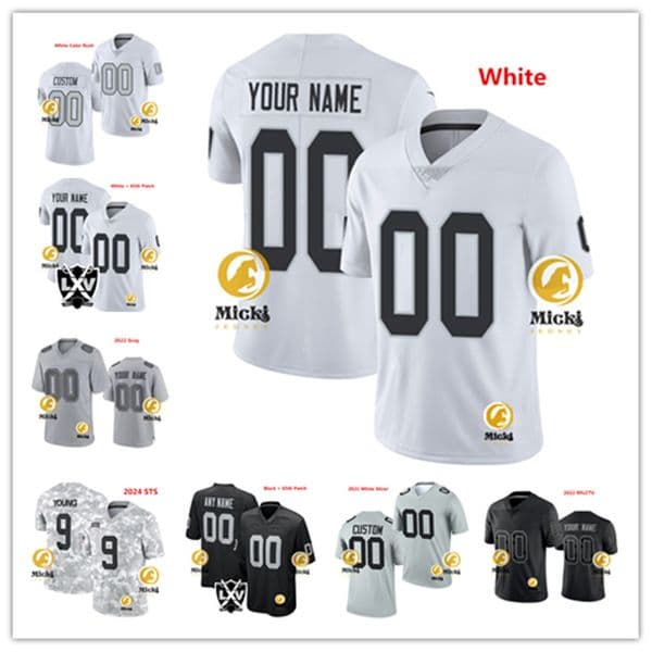 Malcolm Koonce 5 Divine Deablo 68 Andre James Jersey Custom Stitched 2 Daniel Carlson 17 Davante Adams Football Jerseys