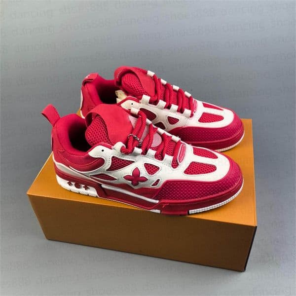 2026 classic brand mens women casual shoes Emed trainer designer sneakers printing low cut green red black white Breathable running x7