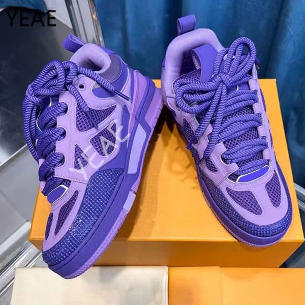 Casual Shoes High-Quality Couples Colorful Men And Women With The Same Sports Shoes The Brand Fried Street Lovers Burst Casual Shoes