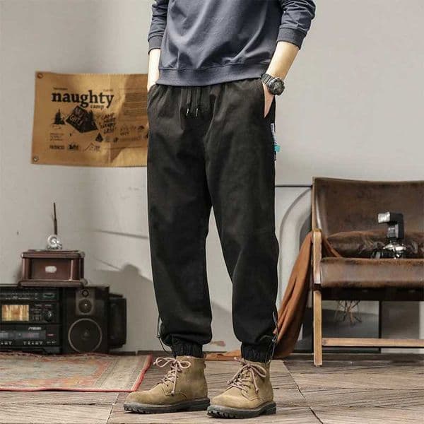 2023 Mens Casual Pants Cotton Fashion Sports Pants Simple Elastic Legs Outdoor Hip Pop Streetwear Cargo Pants Camo Jogger Men LX241007