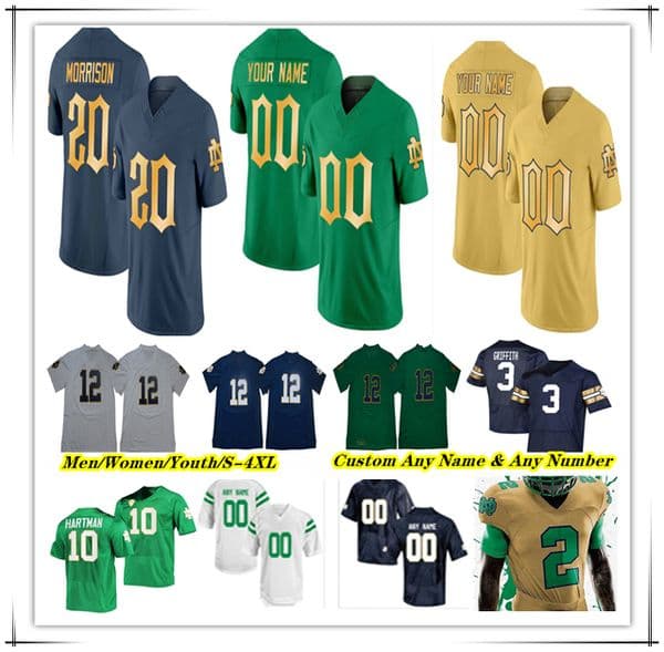 Notre Dame ND College Football Jerseys Riley Leonard Jeremiyah Love Jadarian Price Beaux Collins Jaden Greathouse Harrison Jack Kiser Xavier Watts Traore Montana