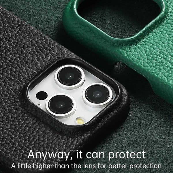 Cellphone Case Suitable for Case for iPhone 15 16 Pro Promax 16 Pro Natural Cowboy Leach Leather Magnetic Protector Luxury Phone Back Cover G241008