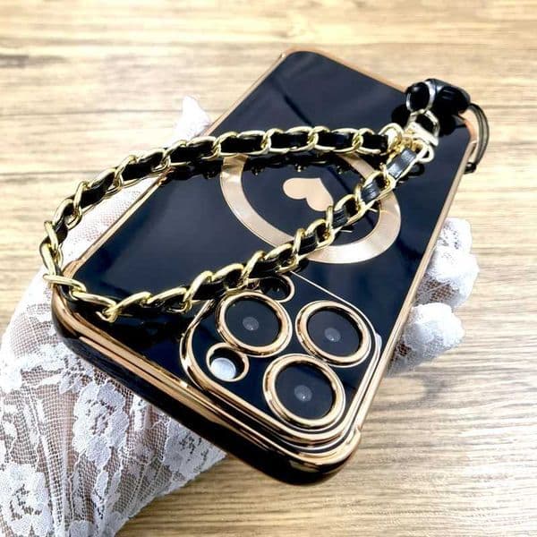Luxury Case Plating TPU shell suitable for iPhone 16 15 14 13 12 Pro Max Plus 15 Pro iPhone 15 14 Pro for Mag safe charging and wristband strap cover Z241008